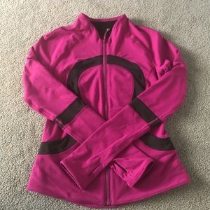 pink and black lululemon jacket